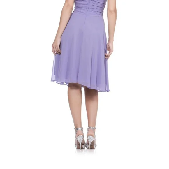 LILAC BRIDESMAID SHIFFON DRESS SIZE 4 (special occasion) - Picture 13 of 16